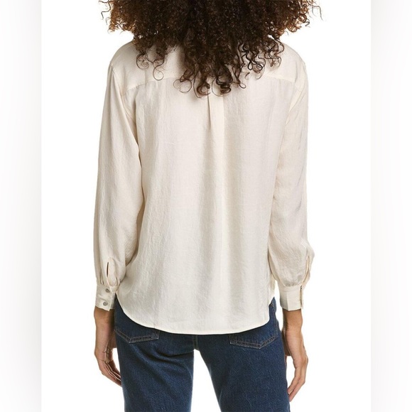 AllSaints Esme Shirt - Ecru White NWT - Picture 2 of 5